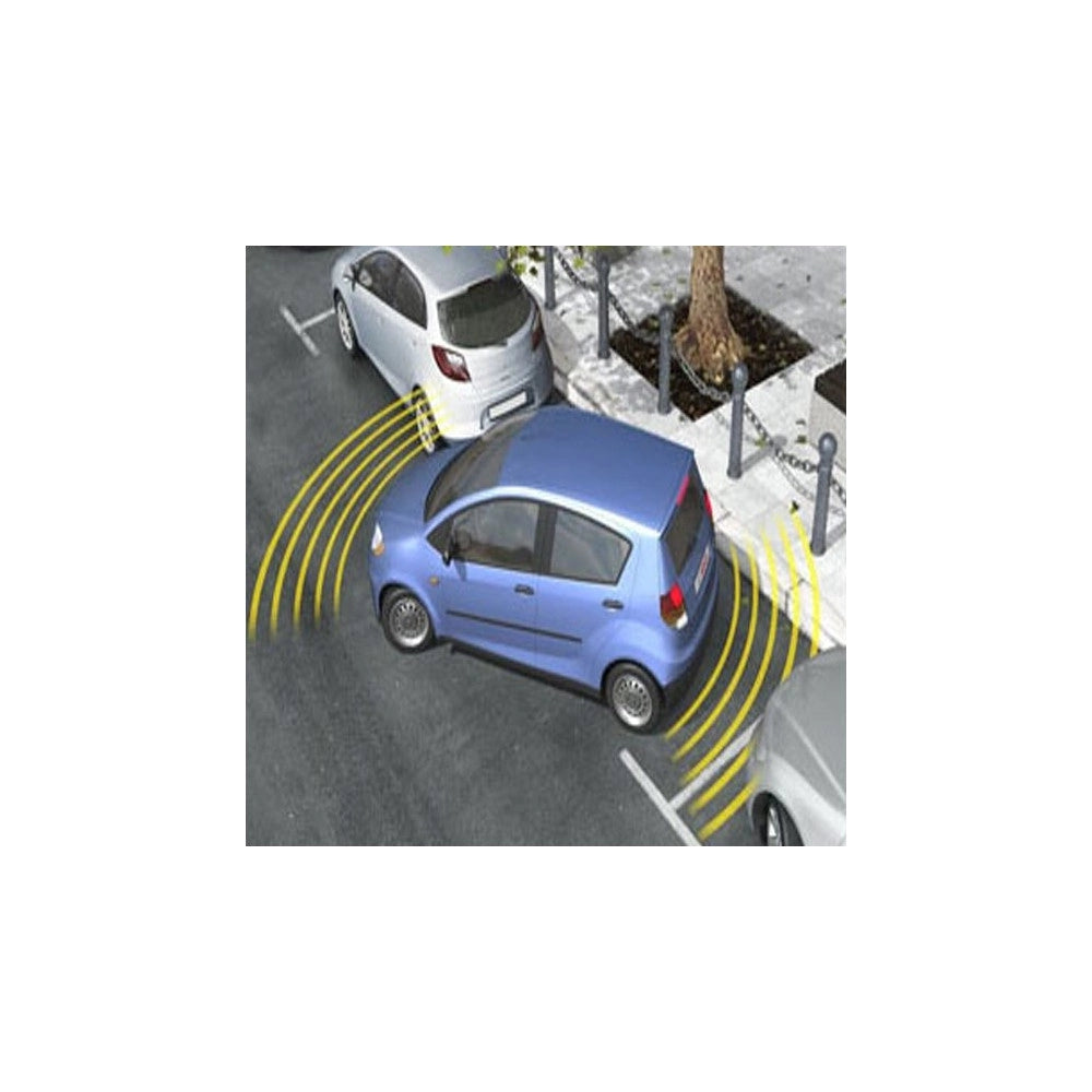 Trade Shop - Kit 8 Sensori Di Parcheggio Auto + Display Led+suono + Radar Cicalino Acustico -