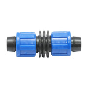 Raccordo/Manicotto/Connettore tubo irrigazione 16 x 16 mm. Raccordo Ala Gocciolante 16 x 16 mm.