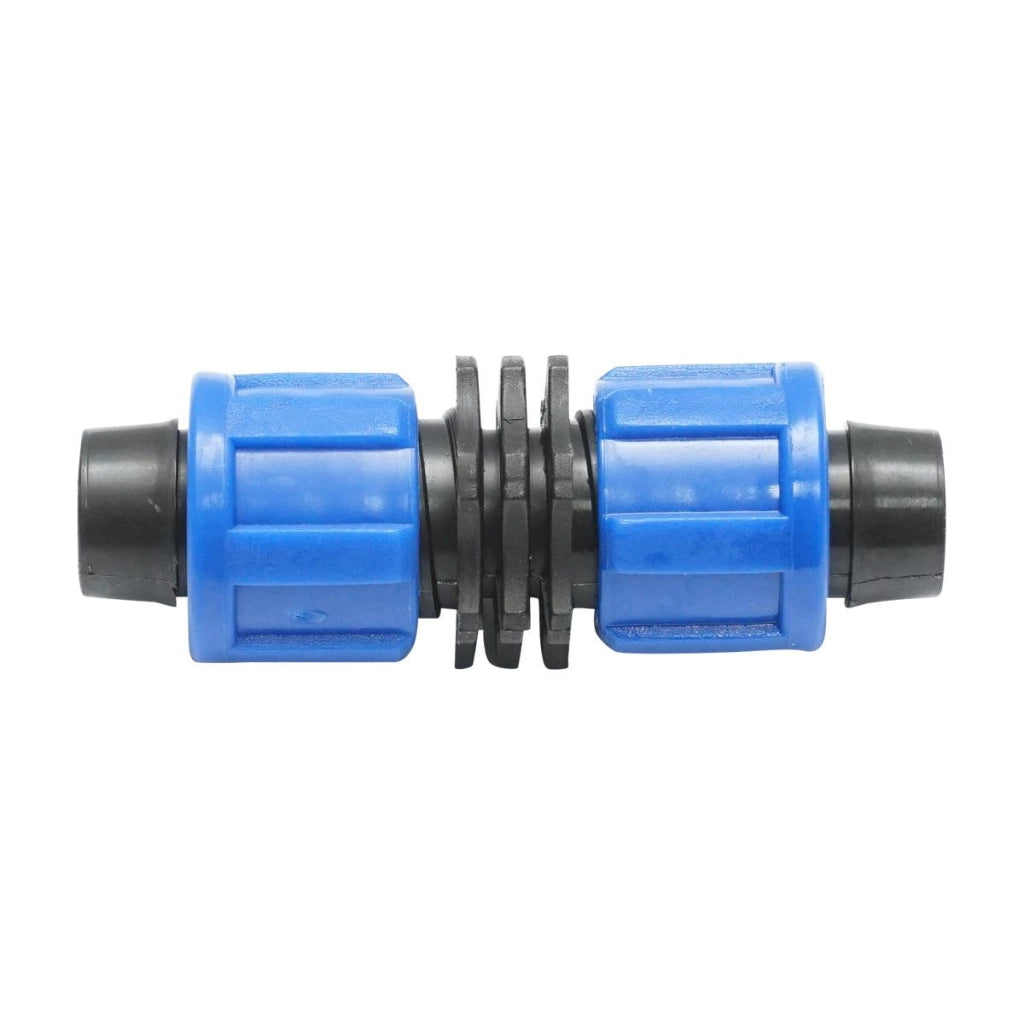 Raccordo/Manicotto/Connettore tubo irrigazione 16 x 16 mm. Raccordo Ala Gocciolante 16 x 16 mm.