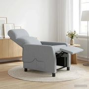 Divano Sedia-Poltrona Massaggiante Grigio Chiaro Tessuto 697380