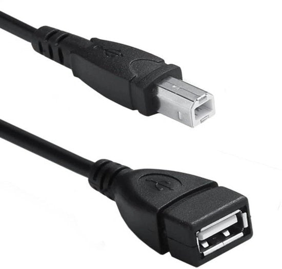 Adattore USB 2.0 da presa di rete a presa di corrente per stampante, scanner e fax - 1 metro di lunghezza