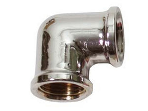 gomito femmina femmina ottone cromato - ff 1/2" cod:ferx.fer92500