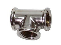 tee femmina femmina ottone cromato - ff 1/2" cod:ferx.fer92562