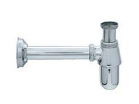 sifone a bottiglia in ottone cromato - 1"1/4 con canotto ? mm.30x200 cod:ferx.fer21074