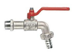 rubinetto sfera pesante maniglia leva art.132 m 3/4" portagomma f cod:ferx.fer25263