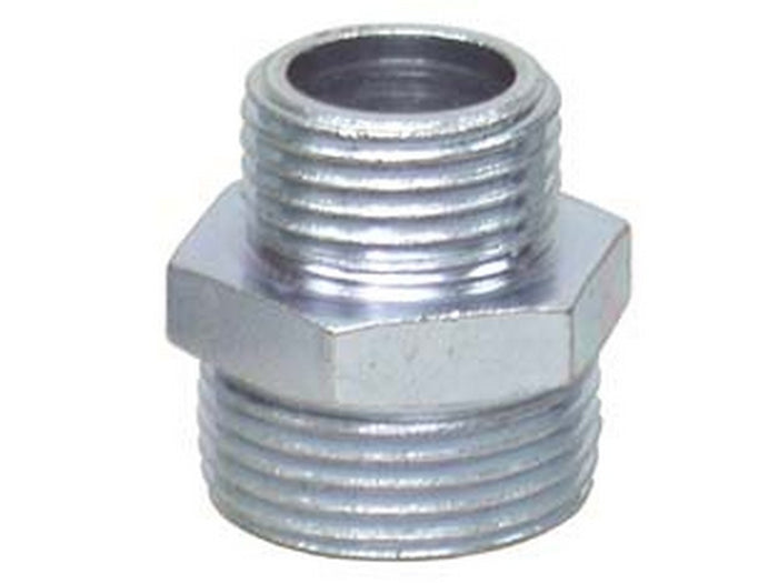 niples esagonale ridotta acciaio zincato - m 1/2" m 1" cod:ferx.fer245319