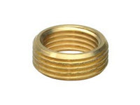 ghiera di riduzione ottone lucido - f 3/8" m 1/2" cod:ferx.fer32407