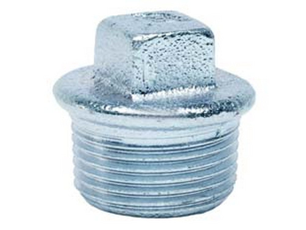 tappo maschio con bordo in ghisa zincata - m 1 1/2" cod:ferx.fer350488