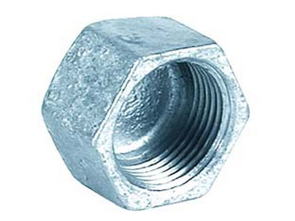 tappo femmina calotta esagonale in ghisa zincata - f 1/2" cod:ferx.fer80637