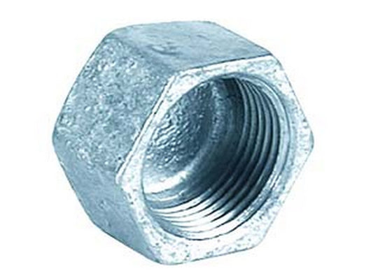 tappo femmina calotta esagonale in ghisa zincata - f 3/4" cod:ferx.fer80644