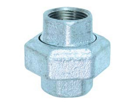 bocchettone femmina femmina sede conica ghisa zincata - ff 1 1/4" cod:ferx.fer350501