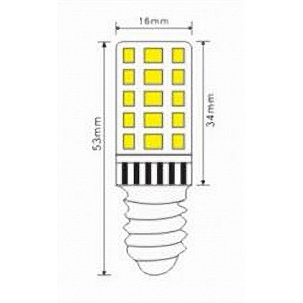 Trade Shop - Lampadina Led E14 4w 480lm Tubolare Luce Calda Fredda Naturale Sparac-e14-4w-ce2 -