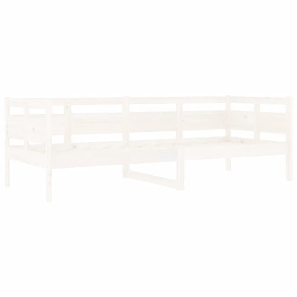 Dormeuse Bianca in Legno Massello di Pino 80x200 cm 820303