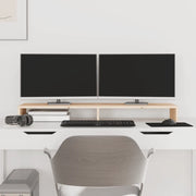 Supporto per Monitor 100x27x10 cm in Legno Massello di Pino 813949