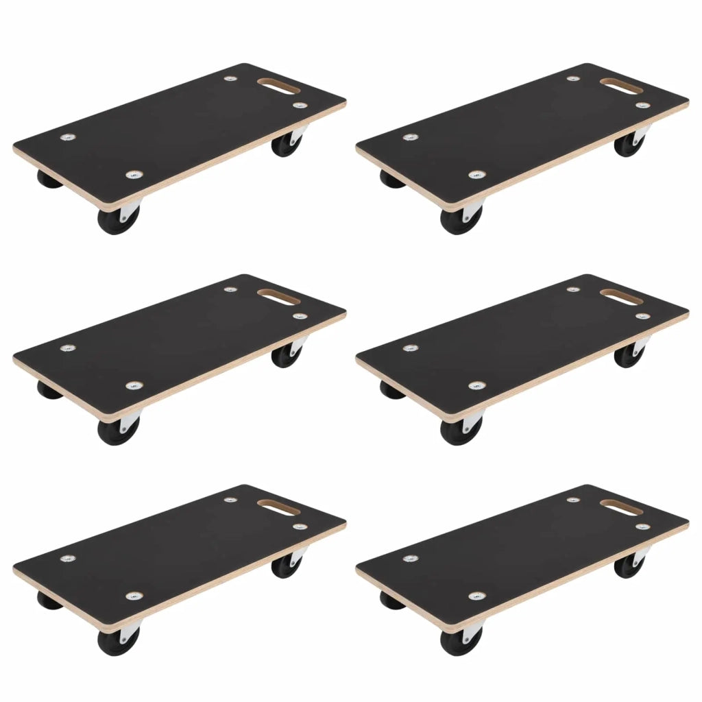 Carrello di Trasporto 6 pcs Grigio Legno compensato 42024931