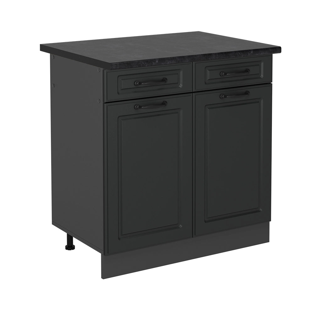 Vicco Mobiletto base per cucina Antracite casa di campagna 80 cm , PL Antracite