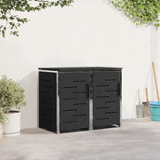 Stoccaggio contenitore a ruote Nero 138 x 77,5 x 112,5 cm 3422237