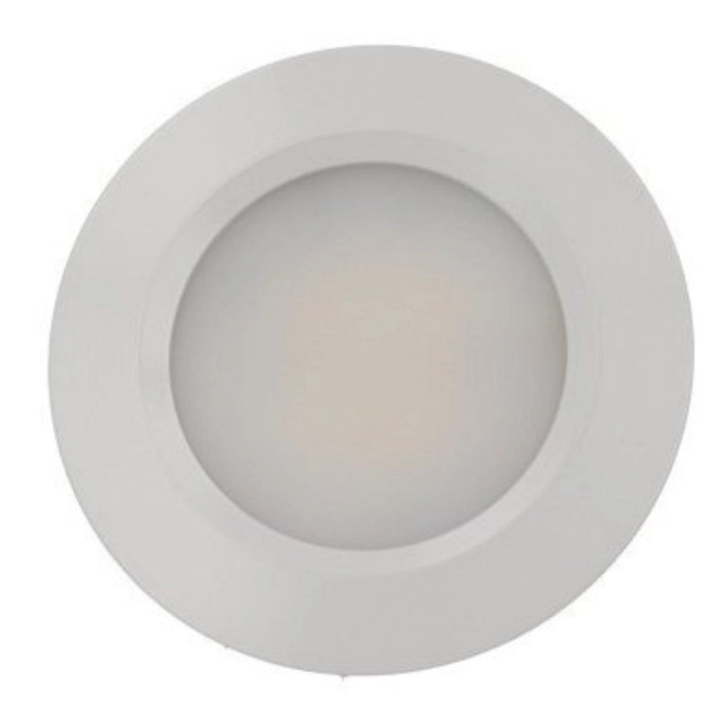 Mini Faretto Led Da Incasso Carcassa Bianca Rotondo 3W AC/DC 12V DC 24V Bianco Neutro Foro 50mm