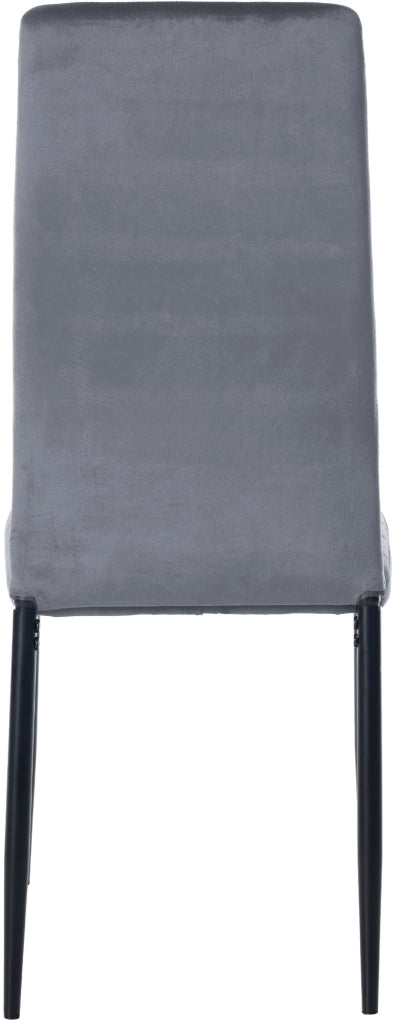 Set di 4 sedie da pranzo Mayfair grigio chiaro,Velluto