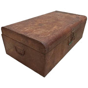 Valigia artigianale in metallo, 67x37x25h cm