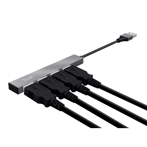 HUB TRUST Halyx Mini 4 Port USB Allumini