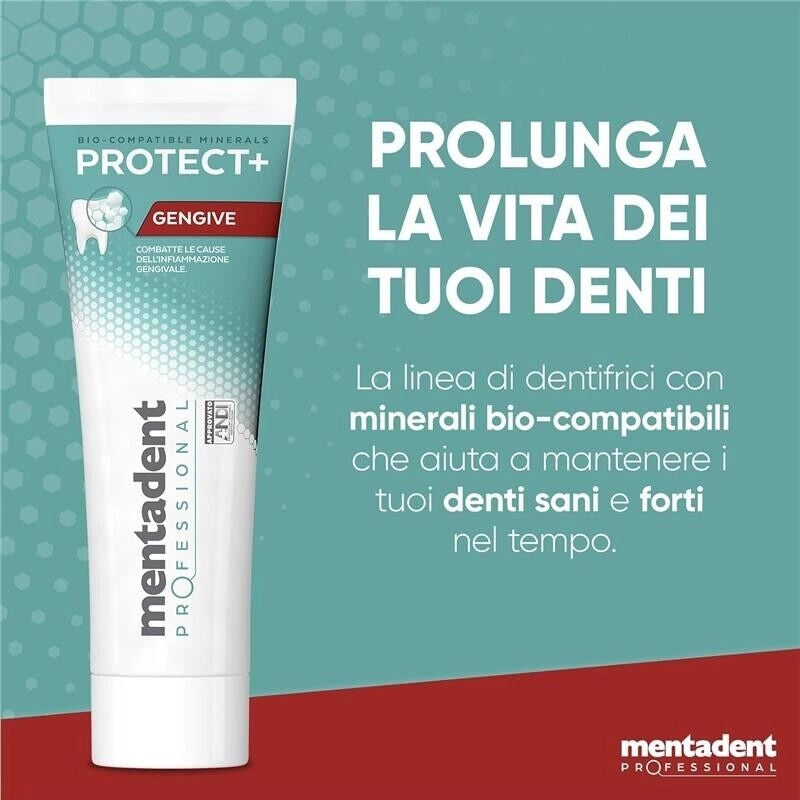 MENTADENT DENTIFRICIO PROFESSIONAL 75 ML COMBATTE L'INFIAMMAZIONE DELLE GENGIVE