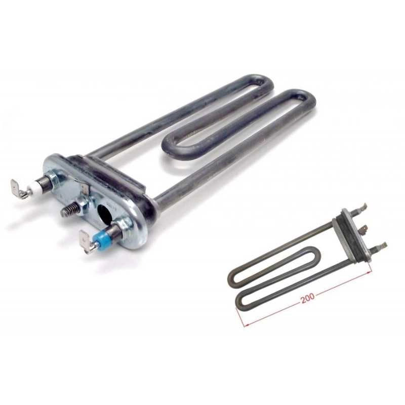 RESISTENZA LAVATRICE BOSCH SIEMENS 2000 Watt 20 CM MAXX con foro NTC - Bosch Siemens