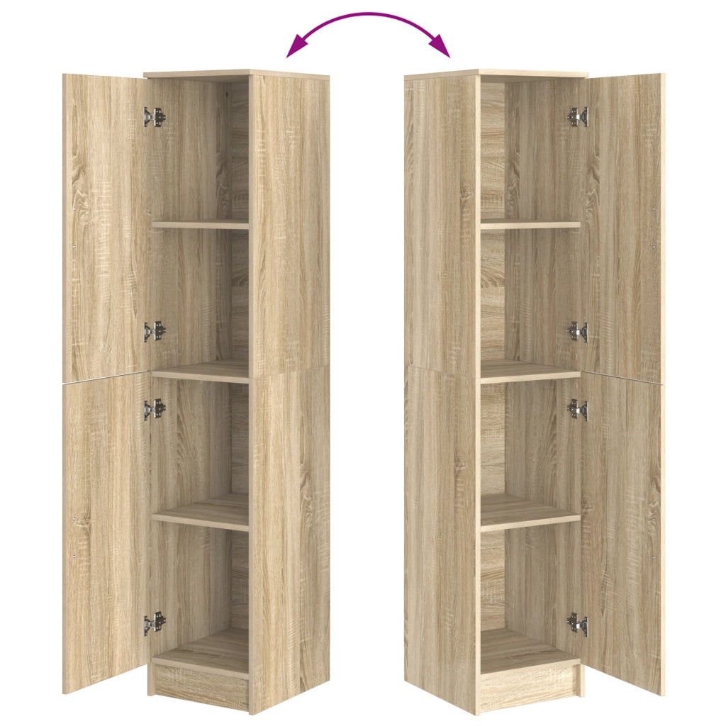 Buffet Cabinet rovere Sonoma Truciolare con finitura in rovere Sonoma