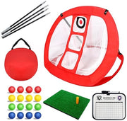 Impacco di allenamento da golf - Set di rete da golf - Rete da pratica - Ideale per principianti e esperti - Progettazione compatta