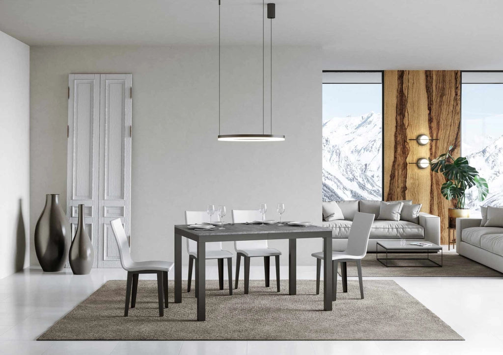 Tavolo Allungabile 120-380x90x77 cm Everyday Evolution Cemento