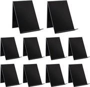 Supporto per libri in acrilico 10 pezzi - supporto per brochure 13 x 115 x 10 cm - nero