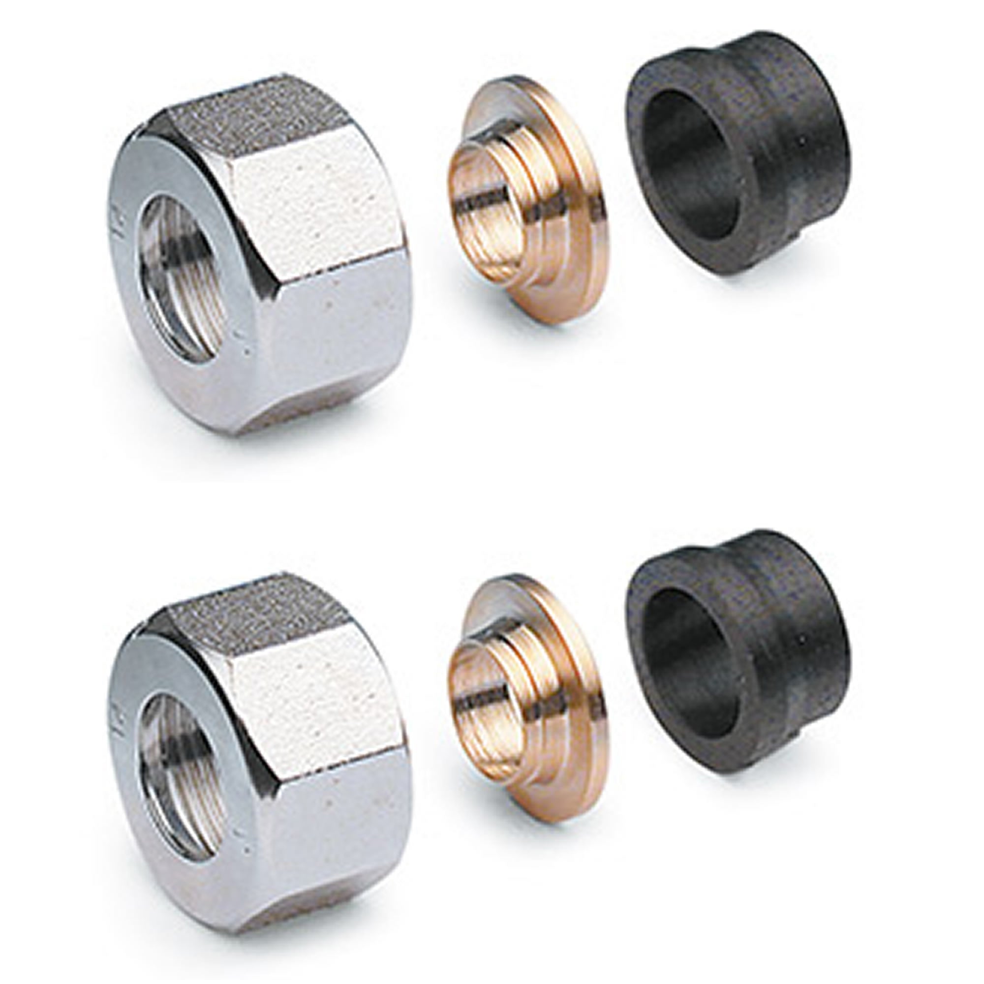 Raccordo cromato per valvola detentore mm 10 apm 9100 pz 2