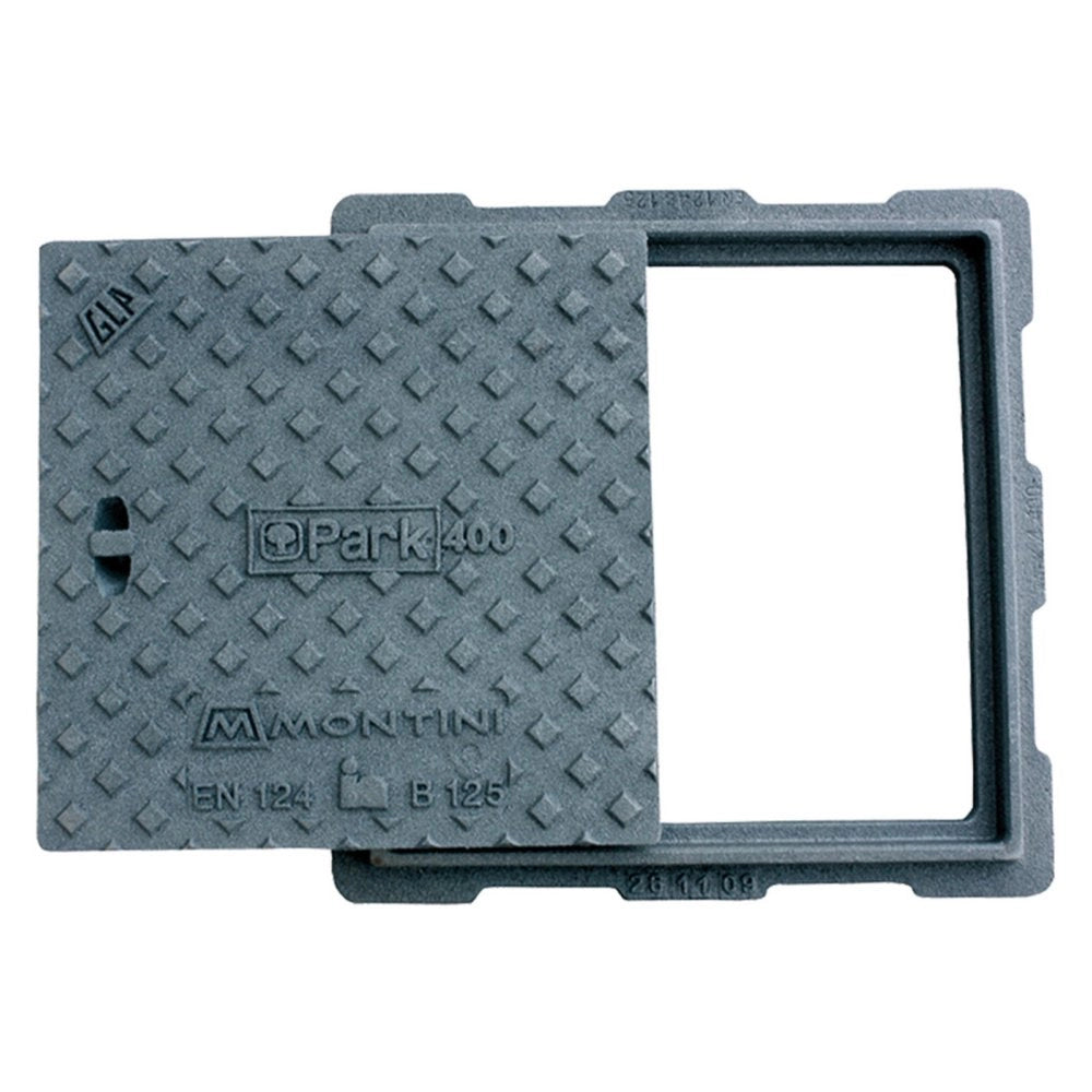 1pz chiusino in ghisa b125 cm 20 x 20 - kg   5 cod:ferx.104168nlm