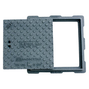 1pz chiusino in ghisa b125 cm 20 x 20 - kg   5 cod:ferx.104168nlm