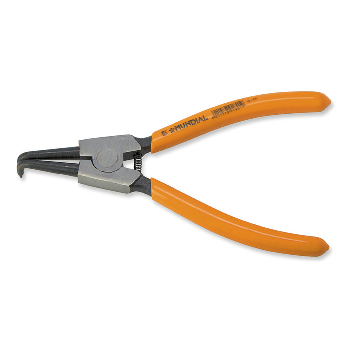 PINZA SEEGER ANELLI ELASTICI ESTERNI BECCHI CURVI 170 mm MUNDIAL 0506.017