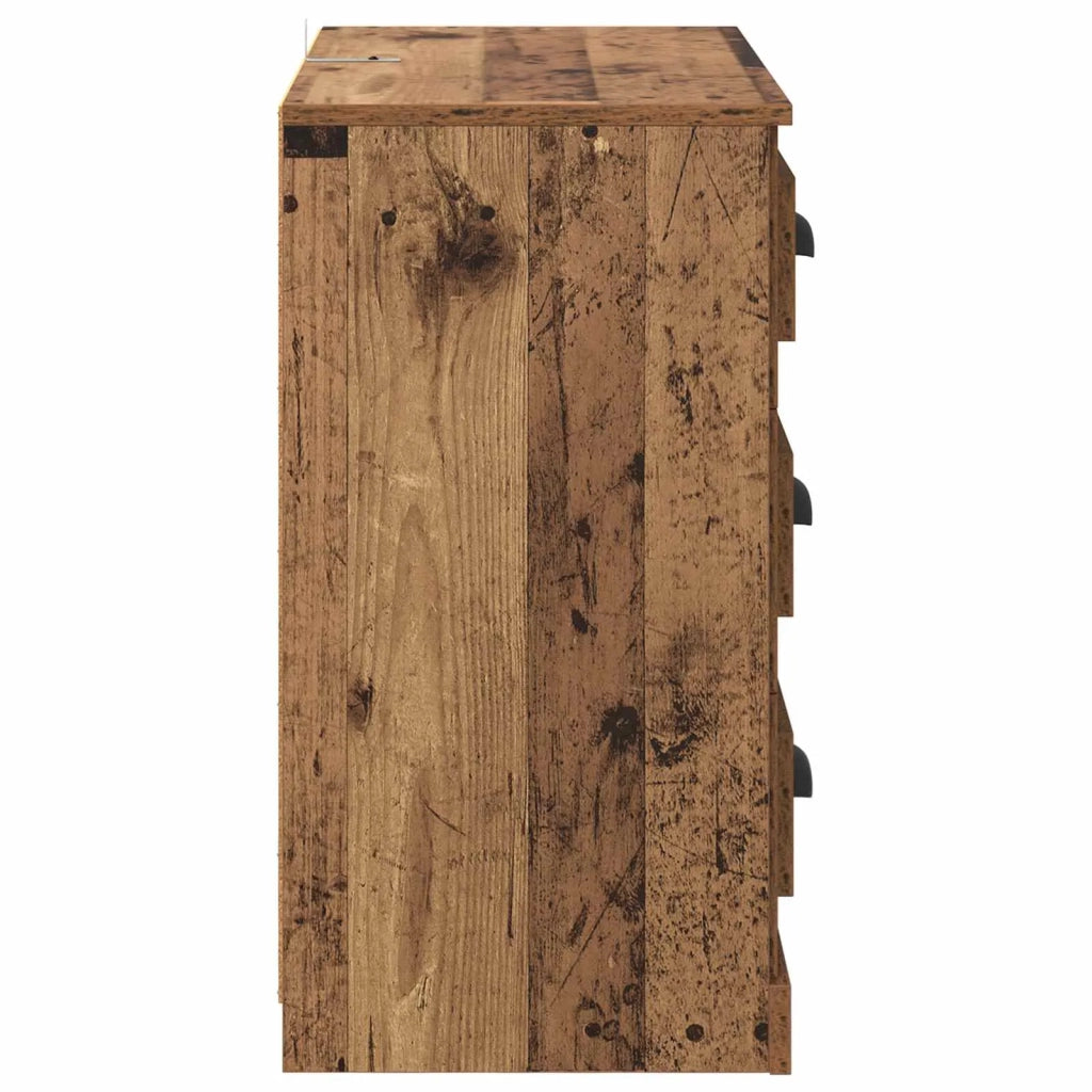 Credenza | Madia | Buffet da pranzo | Armadio da pranzo Legno vecchio 70 x 35,5 x 67,5 cm Legno multistrato