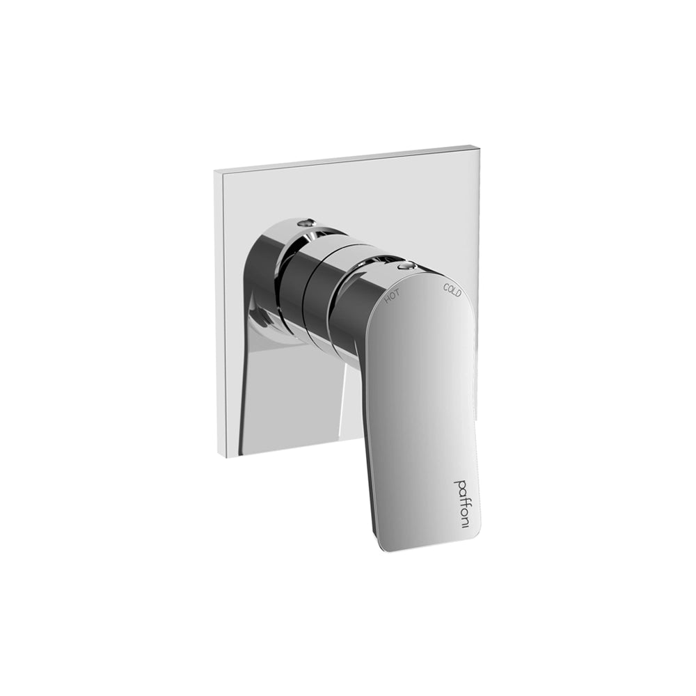 Paffoni set miscelatori lavabo alto, bidet senza scarico e incasso doccia 1 via cromato mod. Tilt