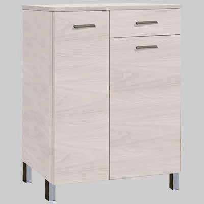 BASE DOPPIA OLMO BIANCO  2 Ante + 1 Cassetto     SAVINI
