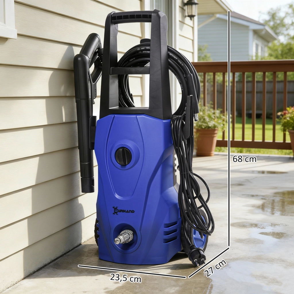 Pulitore ad Alta Pressione 1600W ¨C Zephmum ¨C Blu 130 Bar 432 L/h