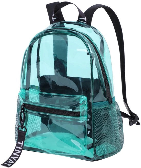 Borsa holografica trasparente a più colori super soffice in PVC per bambina o unisex, modello T9051