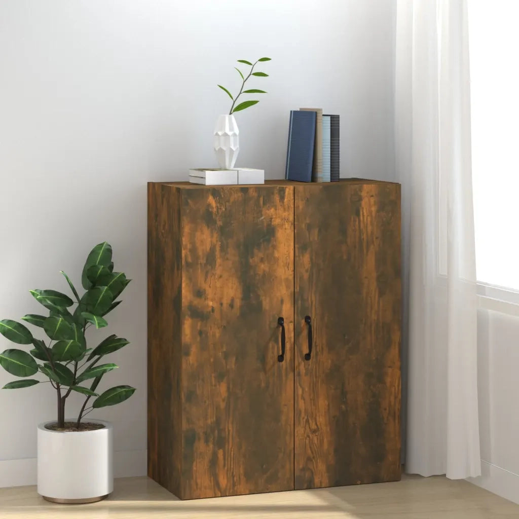 Mobile Pensile Rovere Fumo 69,5x34x90 cm in Legno Multistrato cod mxl 40543