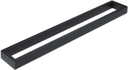 Sostegno Asciugamano Nero 60CM Sostegno Asciugamano Bagno Sostegno Asciugamano Ospiti Montaggio a Parete in Acciaio Inox Sostegno Asciugamano per Bagno e Cucina