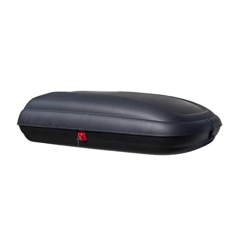 BOX TETTO AUTO 320 LT IN POLIPROPILENE FINITURA CARBONIO 132 X 77,8 X H 34,5 CM