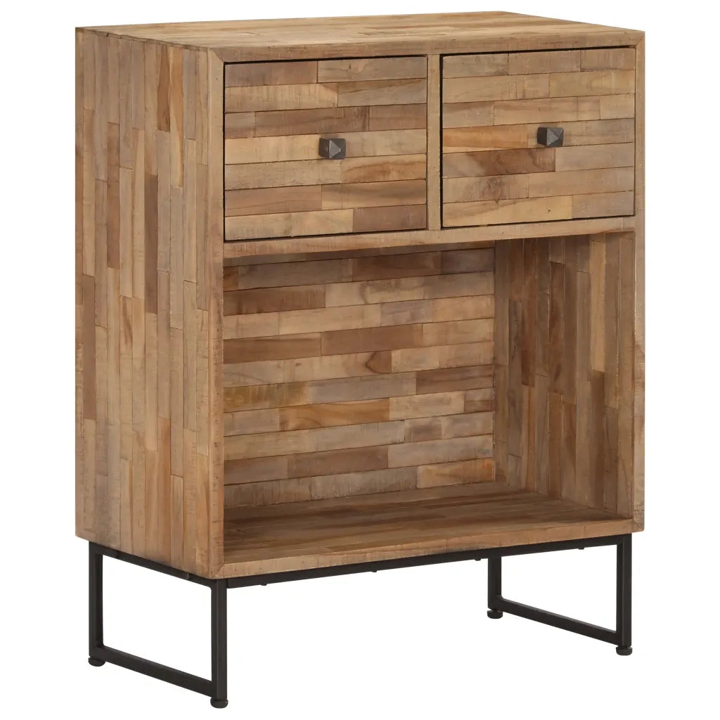 Credenza in Legno di Teak di Recupero 60x30x75 cm 246080