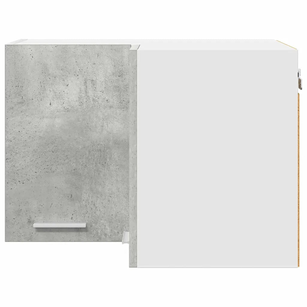 Armadio pensile Grigio Cemento e Bianco 57 x 57 x 40 cm