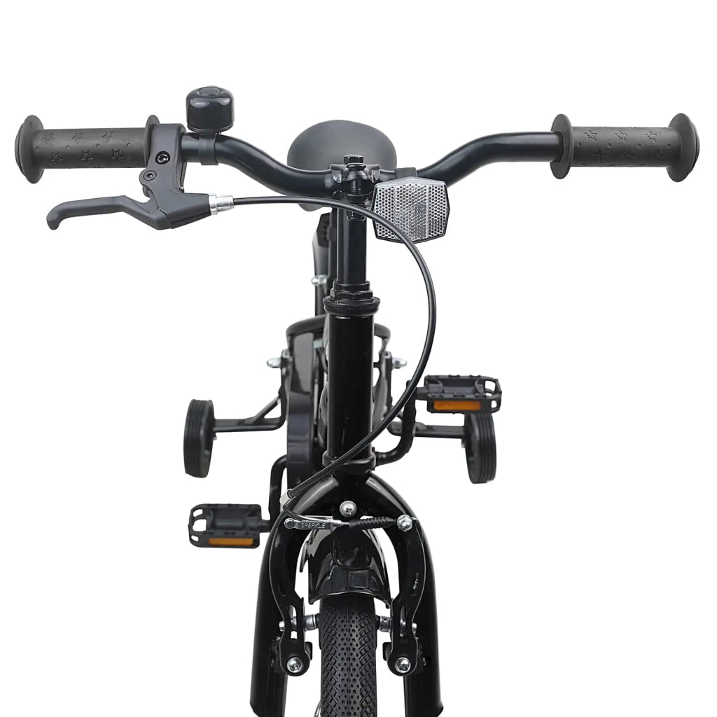 Bicicletta per Bambini 16 Pollici per bambini di 4-6 anni Nero