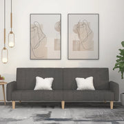 Divano Letto a 2 Posti-Sofa Letto 2 Posti-Daybed Grigio Scuro in Tessuto 717780