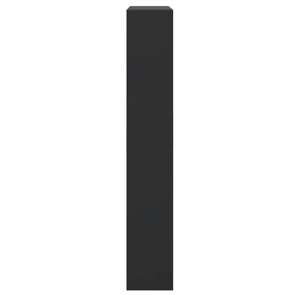 Scarpiera | Mobile per scarpe Nera 80x21x125,5 cm in Legno Multistrato