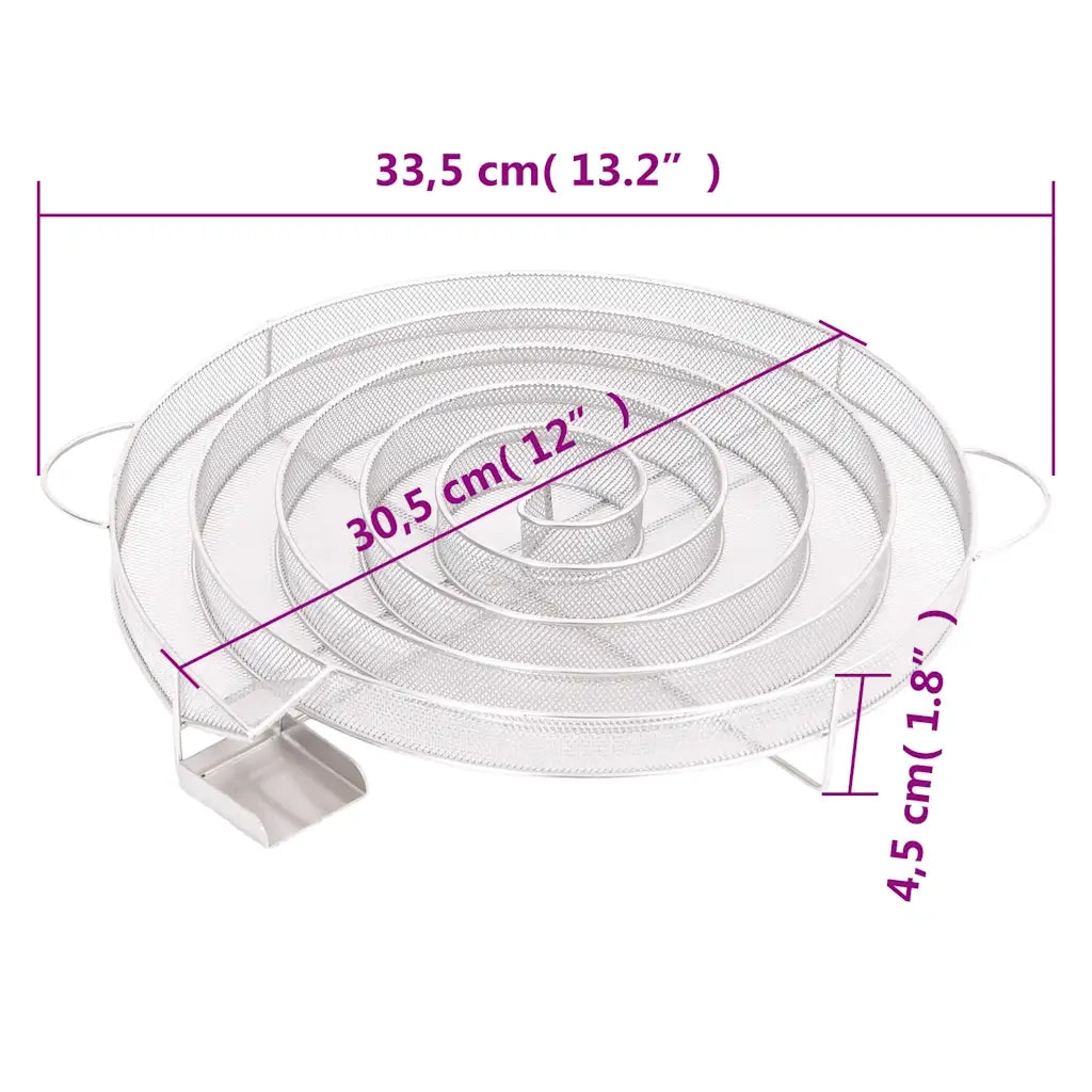 Generatore di Fumo Freddo Rotondo 33,5 cm in Acciaio Inox 30250