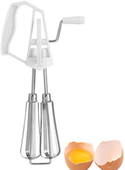 Garde per Mano, Mixer per Mano in Acciaio Inossidabile, Impastatrice e Frullatore per Mescolare, Battere, Montare e Mescolare